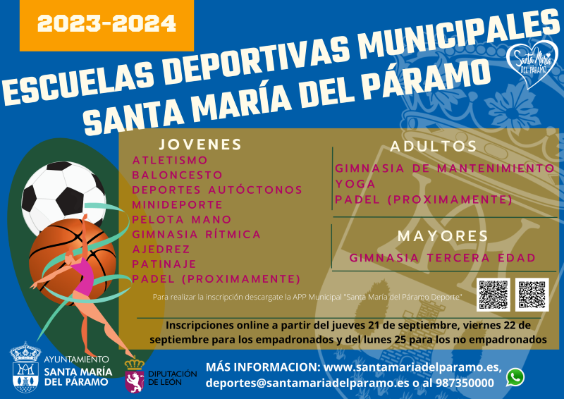 Escuelas Deportivas Municipales 2023-2024
