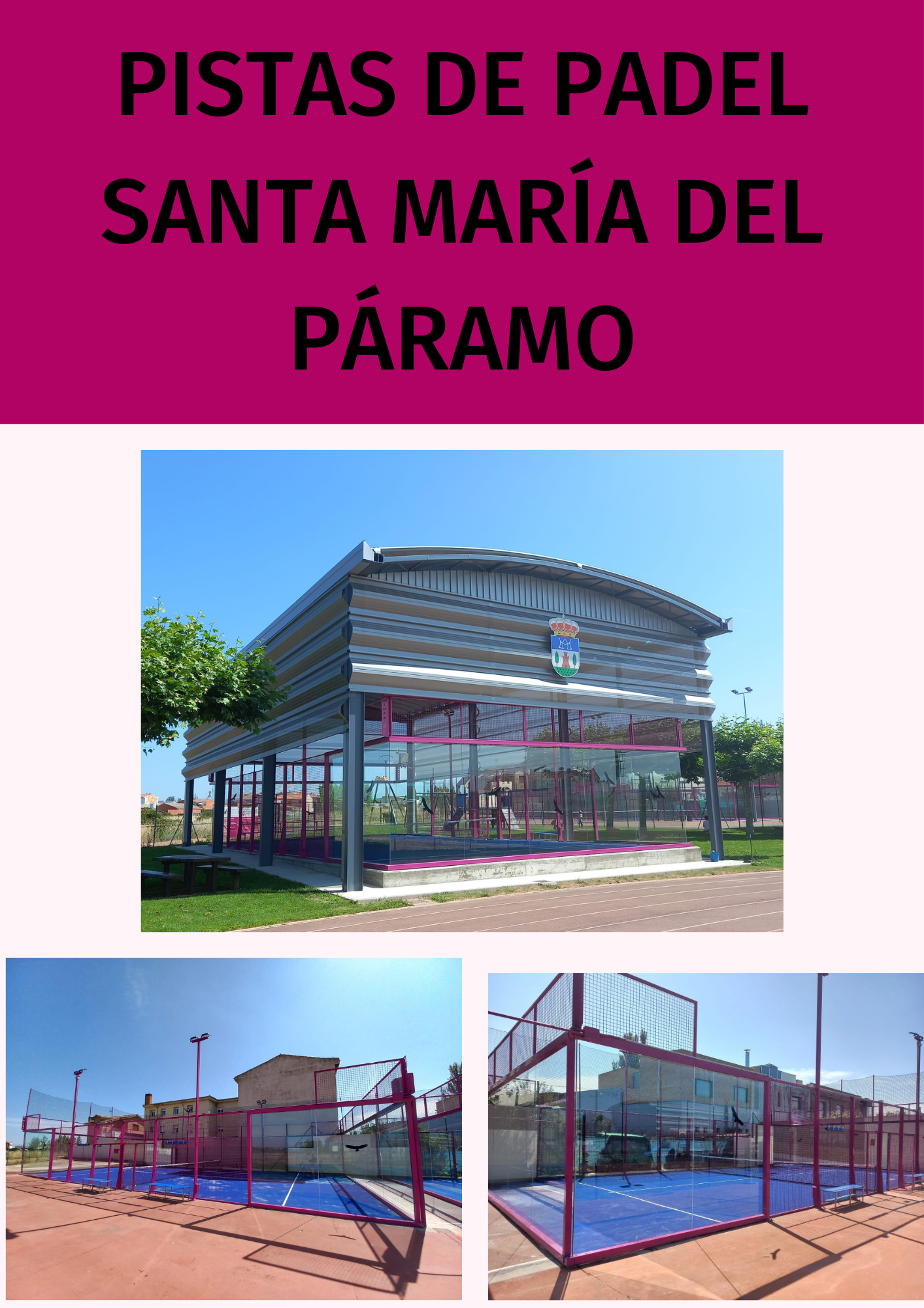 Pistas Padel Santa María del Páramo