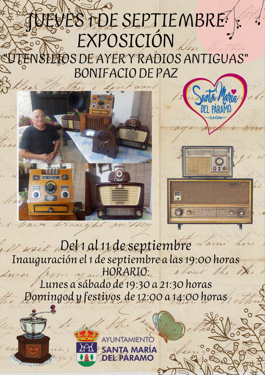 Exposición "Utensilios de Ayer y Radios antiguas"