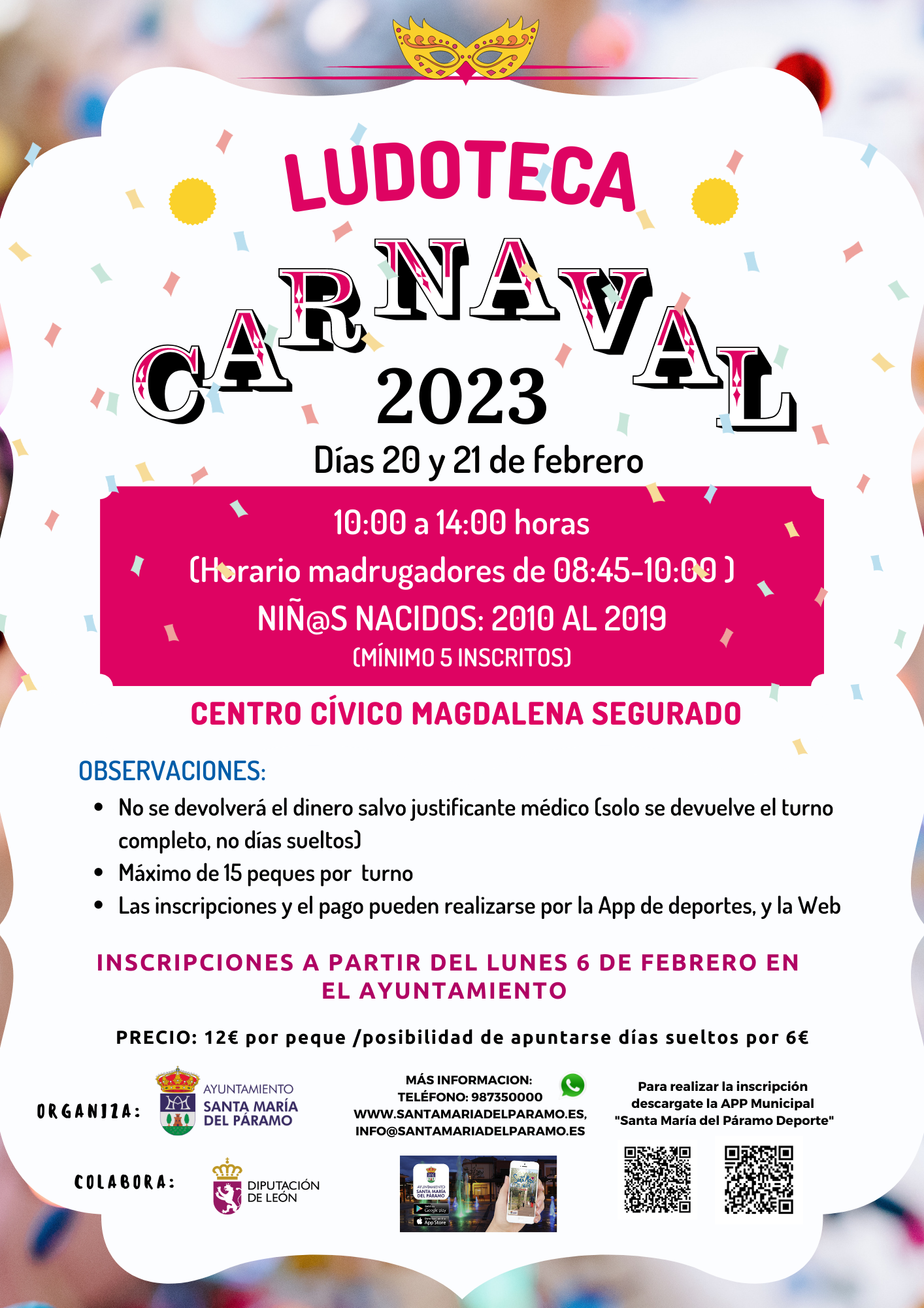 Ludoteca de Carnaval 2023