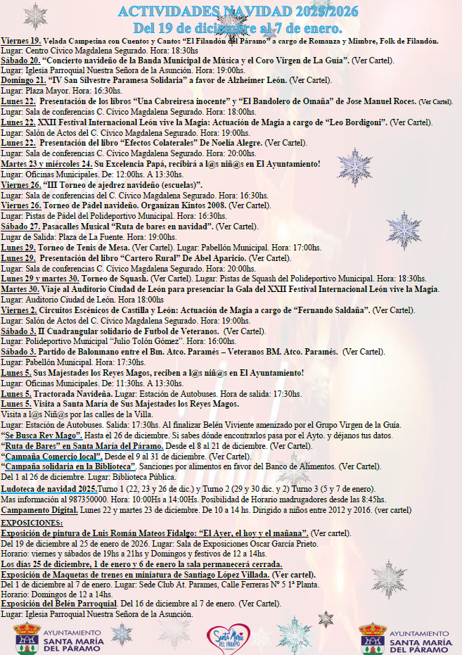 Actividades Navidades