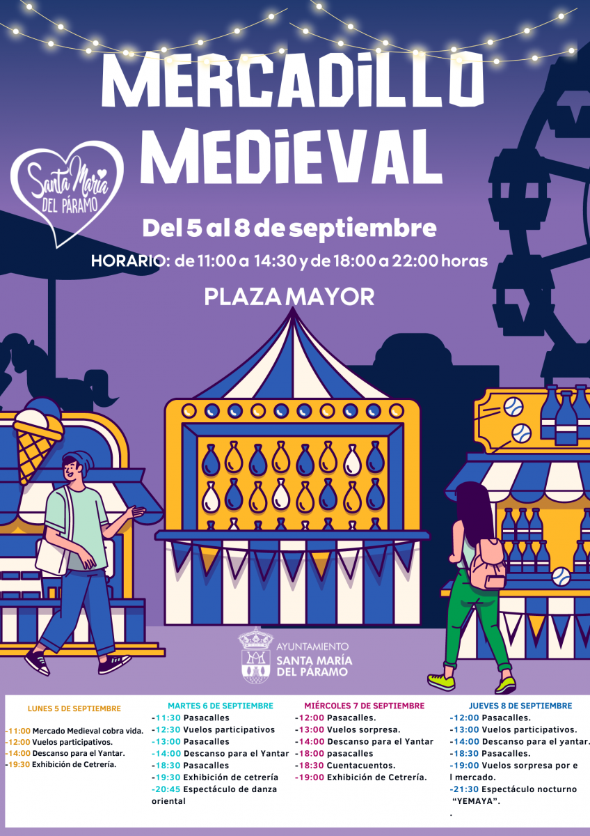 Mercadillo Medieval del 5 al 8 de septiembre