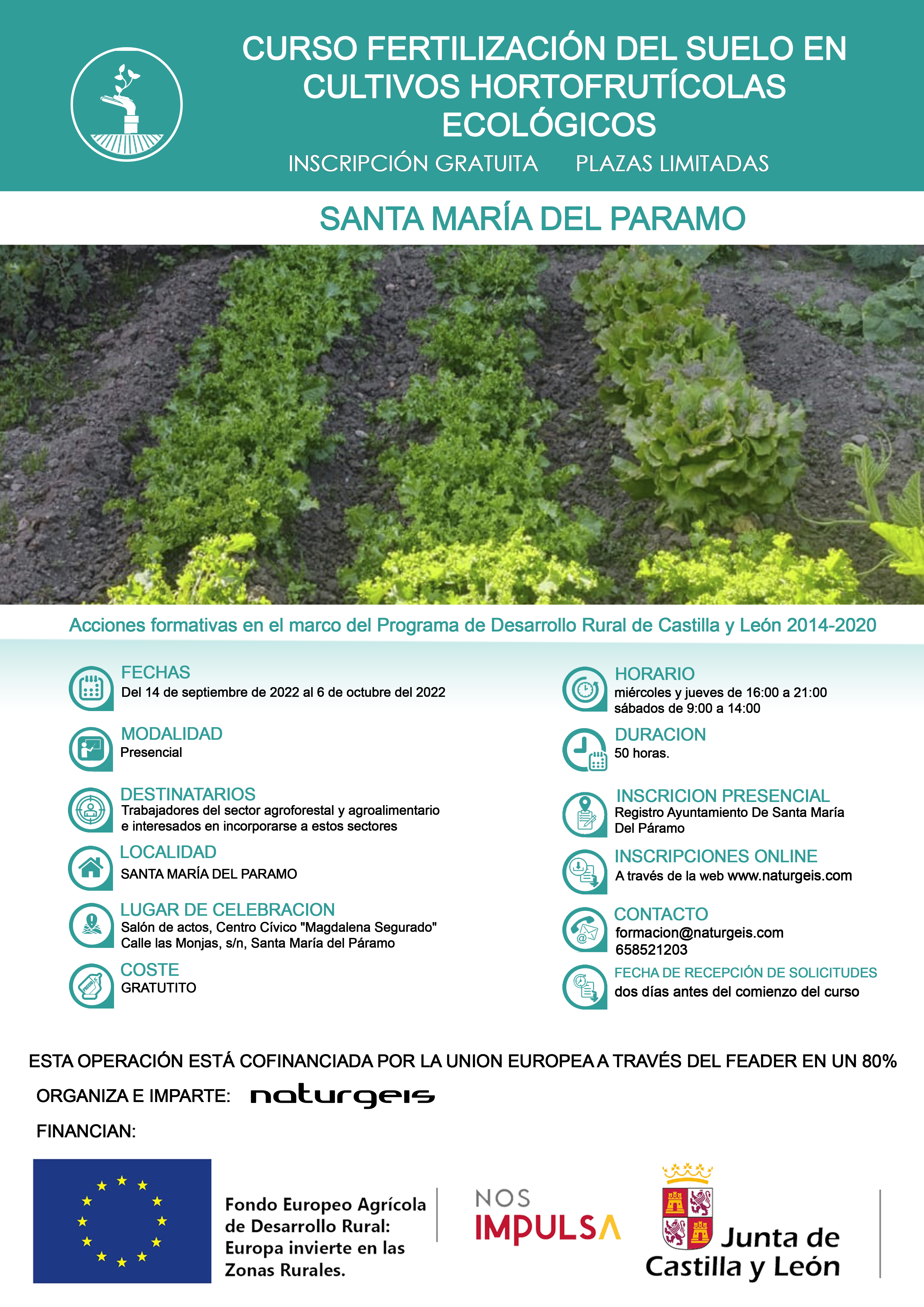 Curso fertilización del suelo en cultivos Hortofrutícolas ecológicos- Santa Maria del Paramo (2)